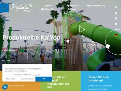 Website von Proludic GmbH