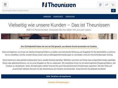 Website von Horst Theunissen GmbH