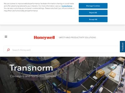 Website von TRANSNORM SYSTEM GmbH