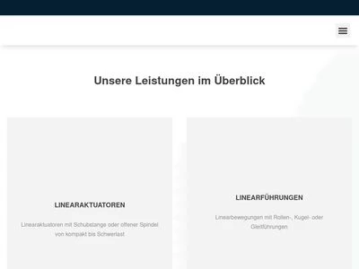 Website von Technische Antriebselemente GmbH