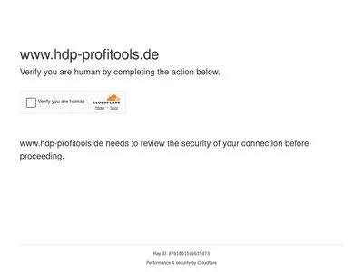 Website von HDP Bauwerkzeuge GmbH