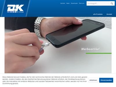 Website von D&K GmbH & Co KG