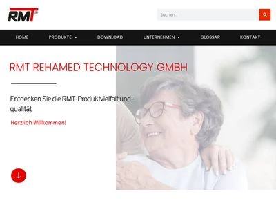 Website von RMT RehaMed Technology GmbH
