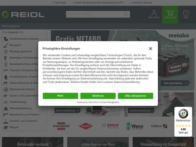 Website von Reidl GmbH & Co. KG