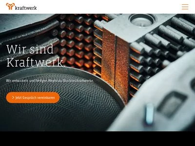 Website von kraftwerk Kraft-Wärme-Kopplung GmbH
