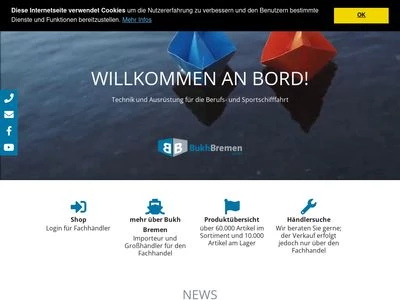 Website von Bukh-Bremen GmbH