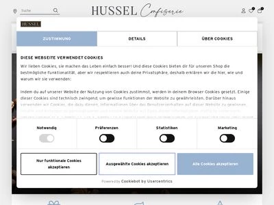 Website von Hussel GmbH