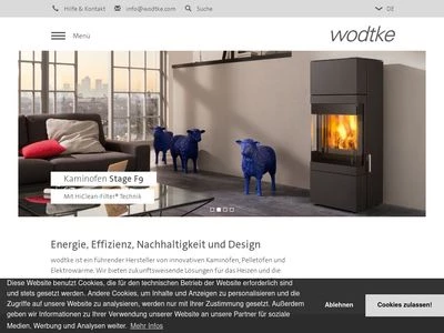 Website von wodtke GmbH