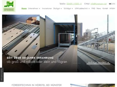 Website von J. Horstmann GmbH & Co. KG