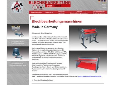 Website von GEKA Maschinenbau und Handels GmbH