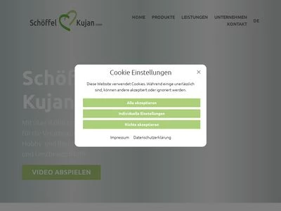 Website von Schöffel & Kujan GmbH