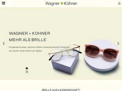 Website von Wagner + Kühner GmbH