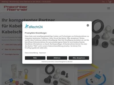 Website von Prechter + Renner GmbH