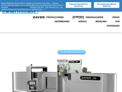 Website von Iberimex Werkzeugmaschinen GmbH