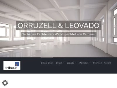 Website von Orthaus GmbH
