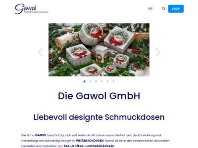 Website von GAWOL GmbH