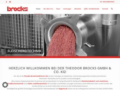Website von Theodor Brocks GmbH & Co. KG