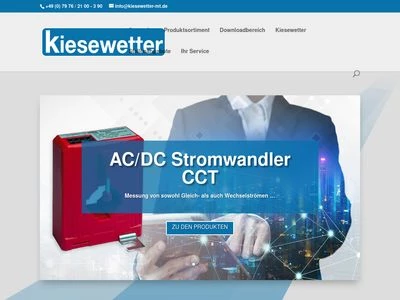 Website von Rudolf Kiesewetter Messtechnik GmbH