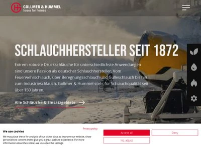 Website von Gollmer & Hummel GmbH