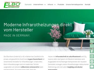 Website von Elbo-therm GmbH & Co. KG