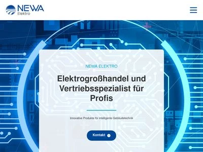 Website von NEWA-Vertriebs GmbH