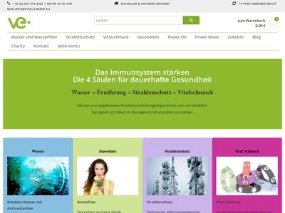 Website von Vital Energy GmbH