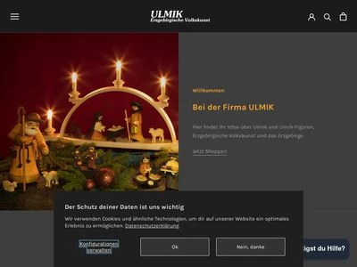 Website von Ulmik M.Glöckner und R.Zeidler GbR