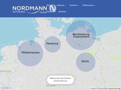 Website von Nordmann Fachgroßhandels Holding GmbH