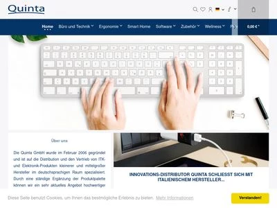 Website von Quinta GmbH