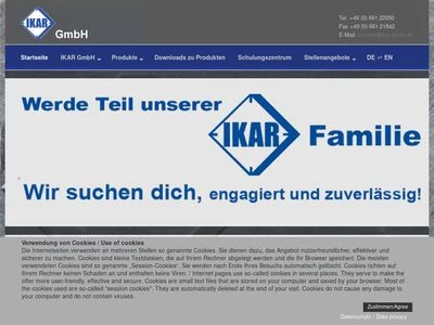 Website von IKAR GmbH - Arbeitssicherheit