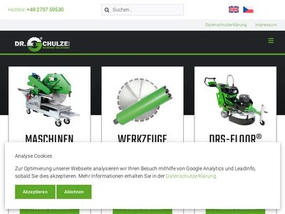 Website von Dr. Schulze GmbH