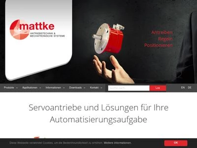 Website von Mattke GmbH