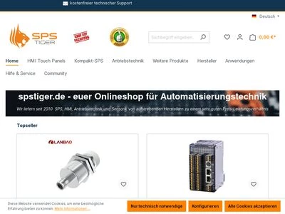 Website von spstiger GmbH