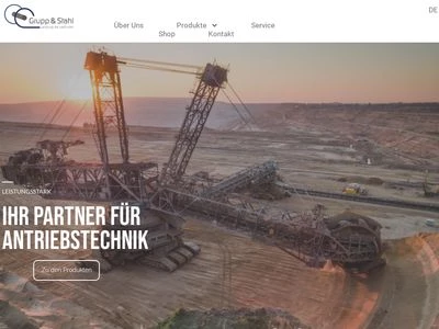 Website von Grupp&Stahl GmbH