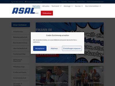 Website von Hermann ASAL GmbH Baubeschlag
