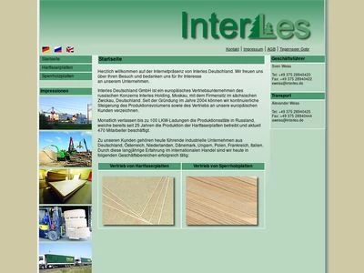 Website von Interles Deutschland GmbH