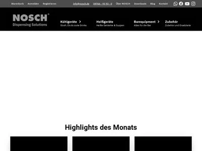 Website von Nosch GmbH