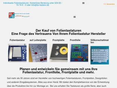 Website von BS Deutschland GmbH