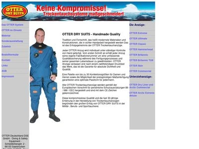 Website von OTTER Deutschland DSE GmbH