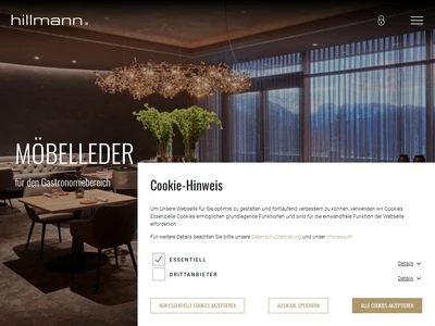 Website von Leder-Hillmann OHG