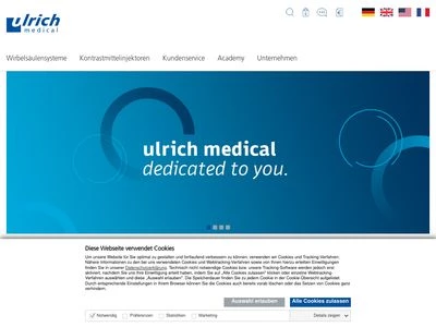 Website von ulrich GmbH & Co. KG