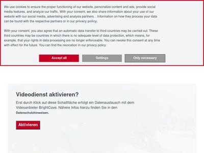 Website von Brose Fahrzeugteile GmbH & Co.