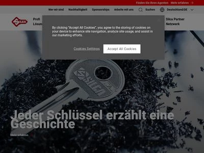 Website von Silca GmbH