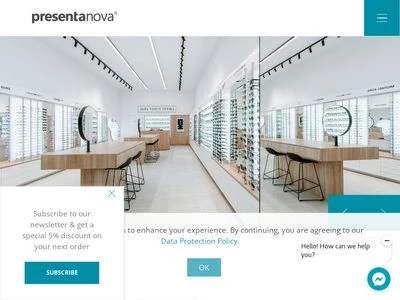 Website von Presenta Nova GmbH