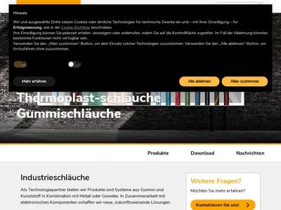 Website von Contitech Schlauch GmbH