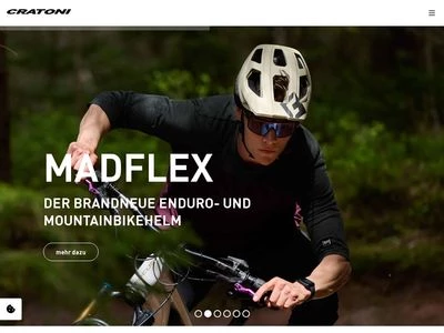 Website von CRATONI helmets GmbH