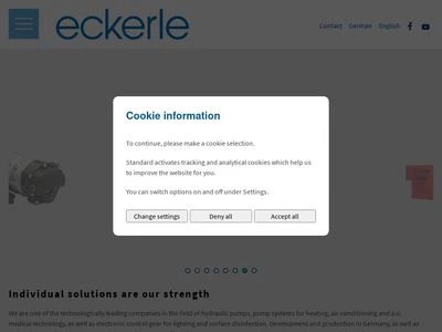 Website von Eckerle Technologies GmbH