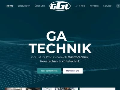 Website von GGL GmbH