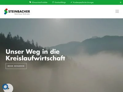 Website von Steinbacher Dämmstoff GmbH