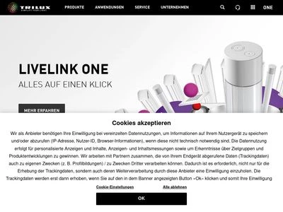 Website von TRILUX GmbH & Co. KG